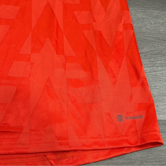 Adidas Women’s Tiro Ss AEROREADY Jersey Red Size Large NWT - Picture 5 of 11